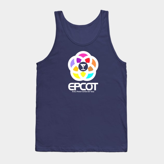 Every Person Comes Out Tipsy EPCOT Tank Top by GoAwayGreen